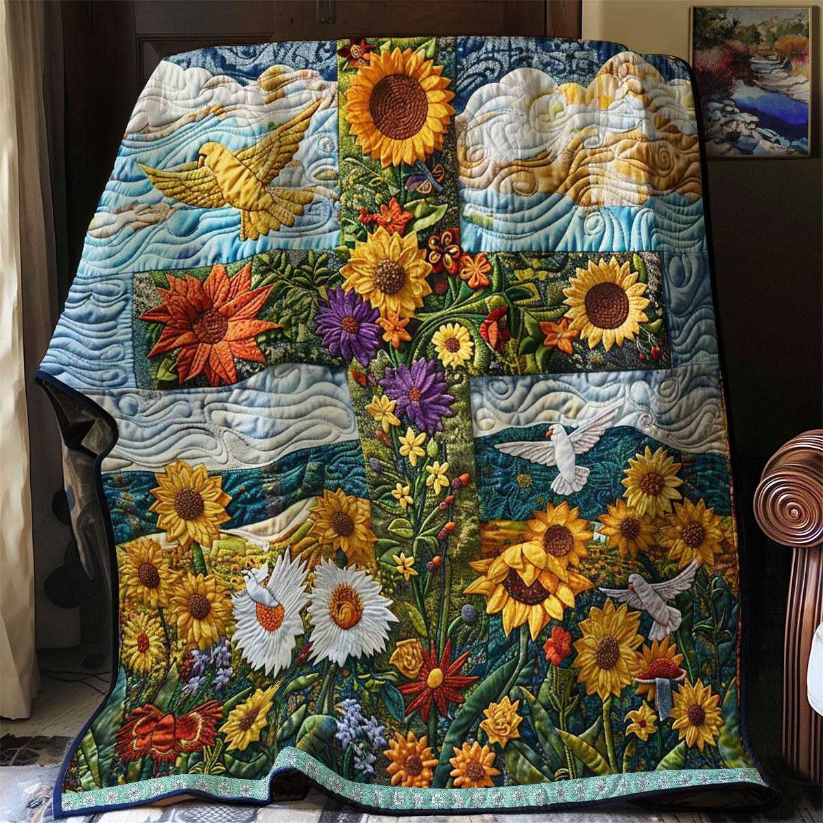 Serenity Cross WN0509014CL Quilt
