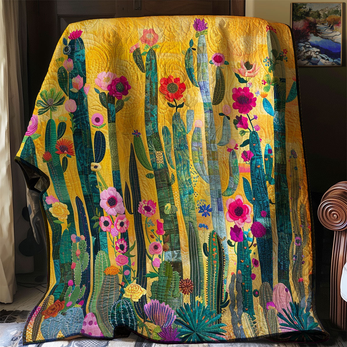 Shape of Cactus WM2108018CL Quilt