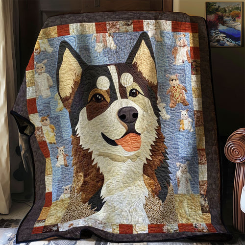 Siberian Husky Cute WN0608051CL Quilt