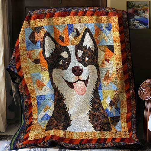 Siberian Husky Funny WN0608050CL Quilt