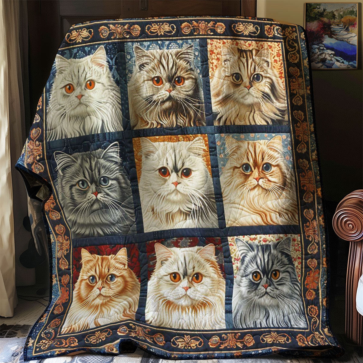 Silky British Longhair WN1908003CL Quilt