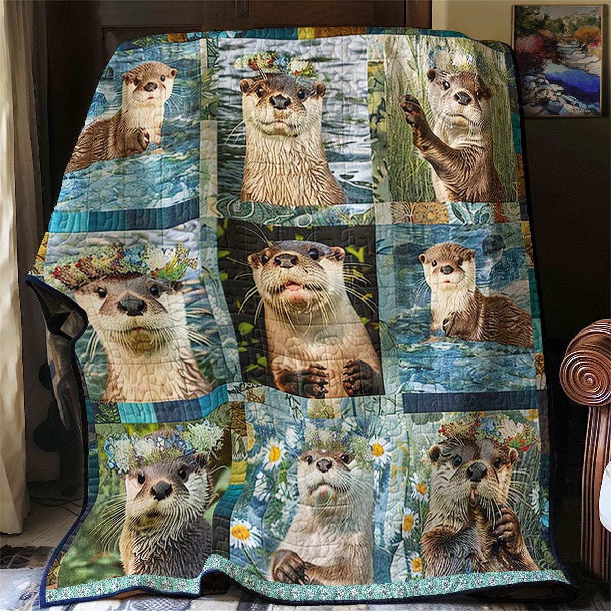 Silly Otter WN0909056CL Quilt