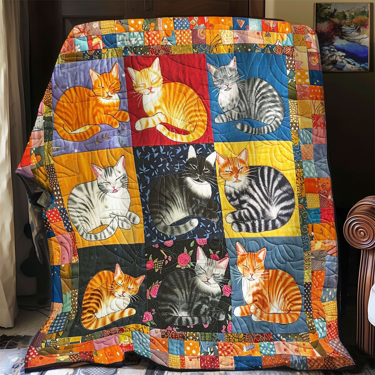 Sleeping Cat WM0808025CL Quilt