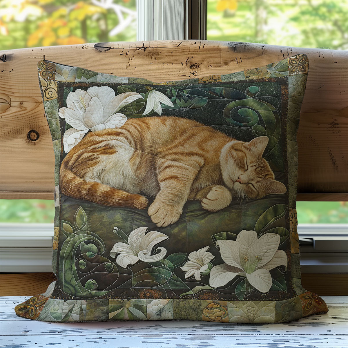 Sleeping Cat WM3107101CL Quilt Pillow Case