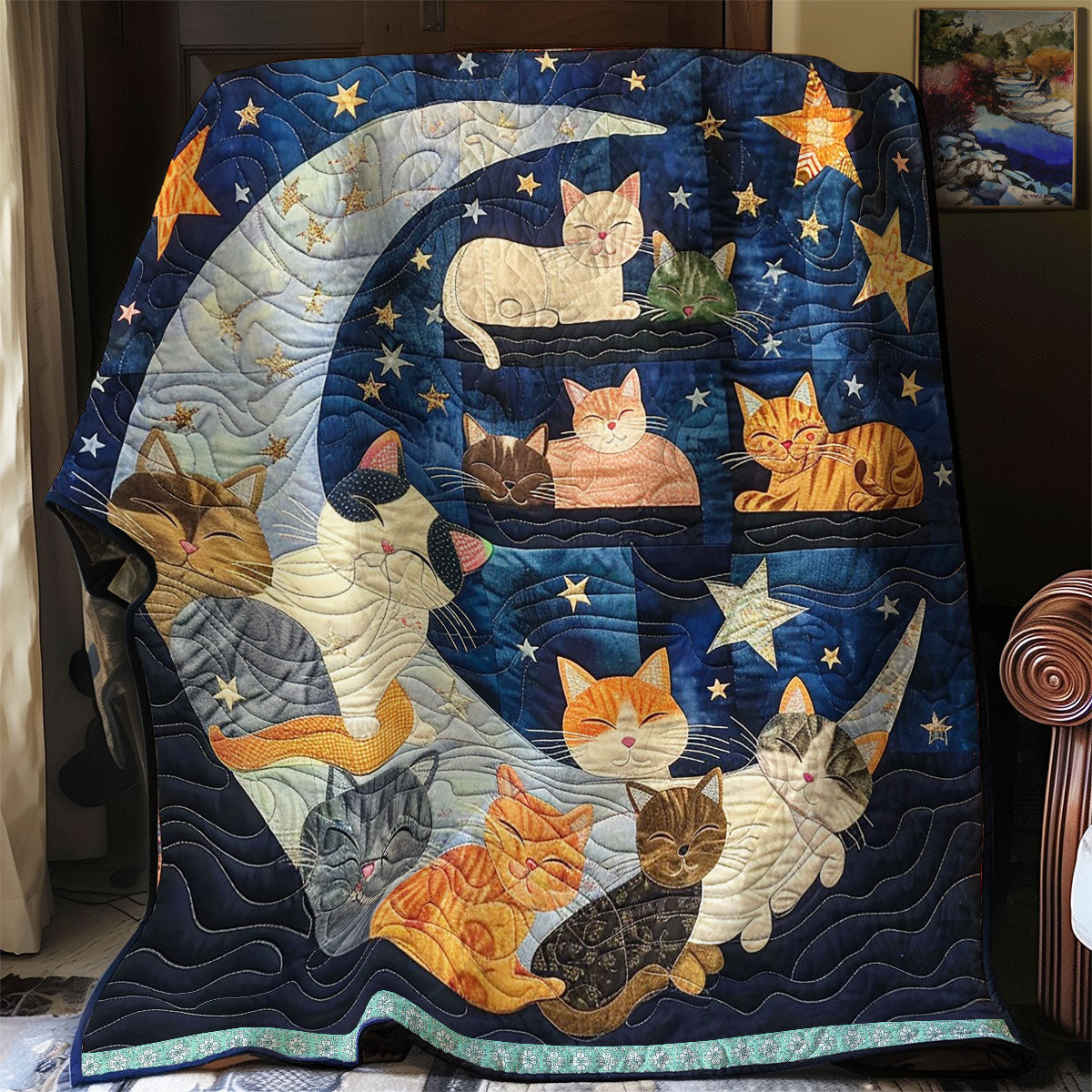 Sleeping Cats WN0909093CL Quilt
