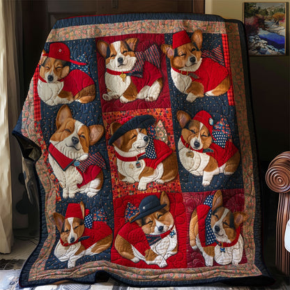 Sleepy Corgi WM3008035CL Quilt