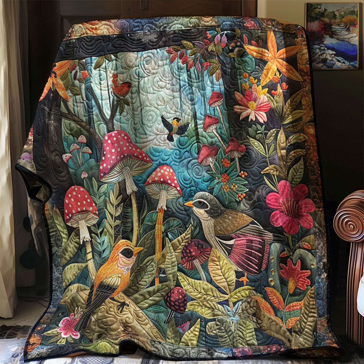 Small Birds WM2308074CL Quilt