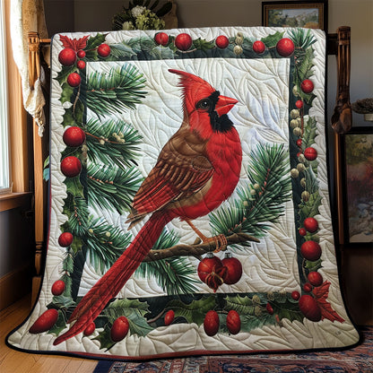 Snowy Cardinal WN2208043CL Quilt
