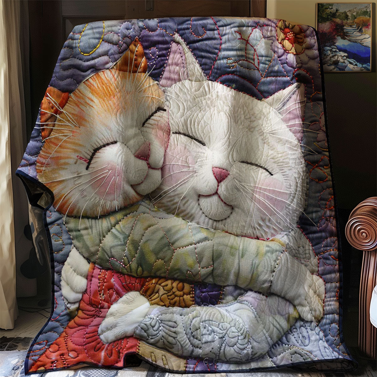 Snuggle Cats WN1508002CL Quilt