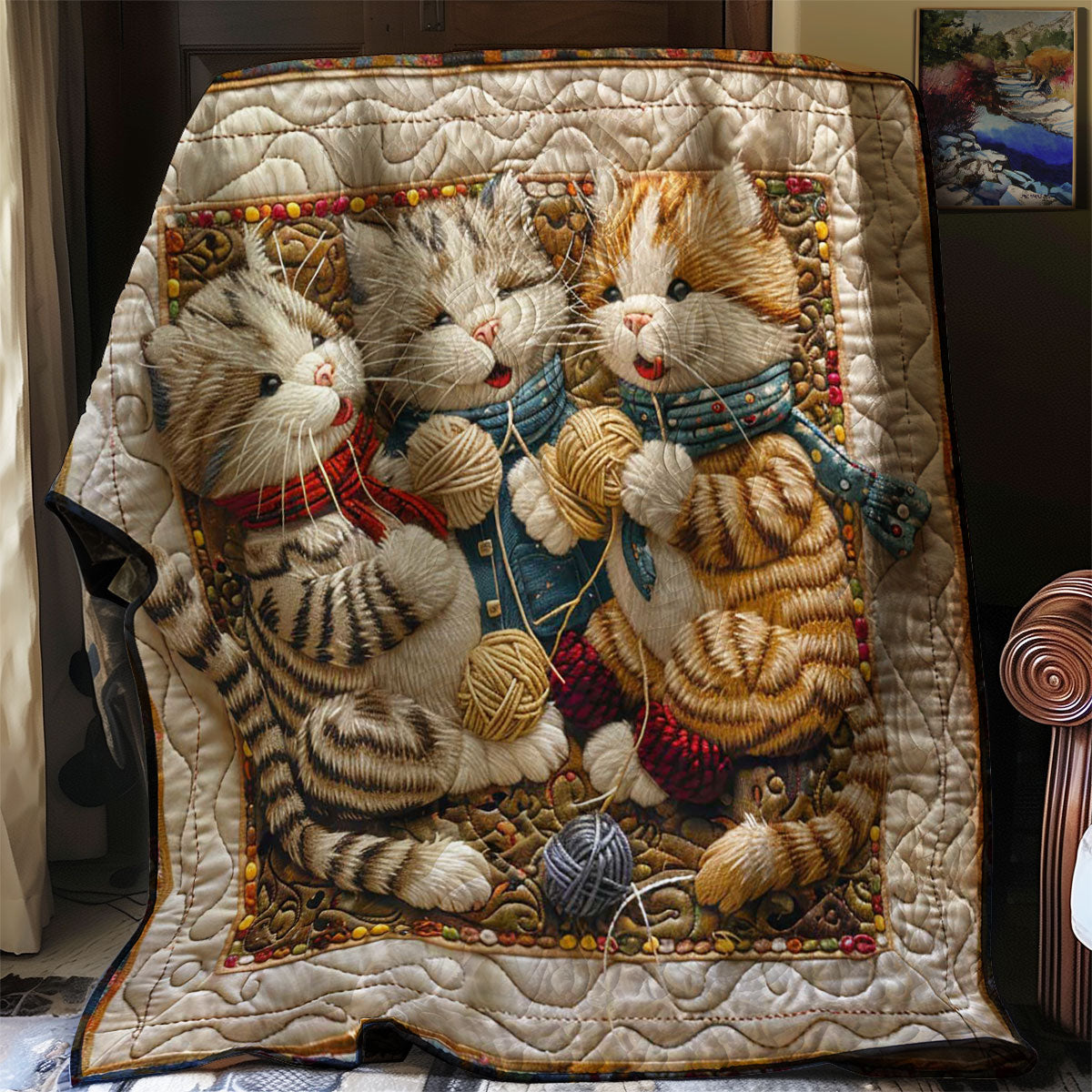 Snuggle Kitty WN0908135CL Quilt