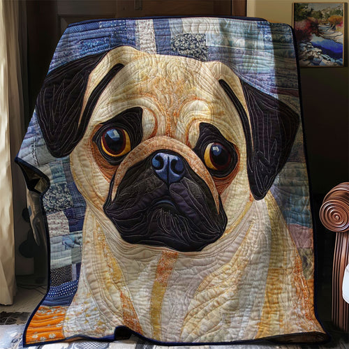 Snuggle Pug WN0508016CL Quilt