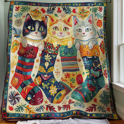 Sock Cats WM2907001CL Quilt