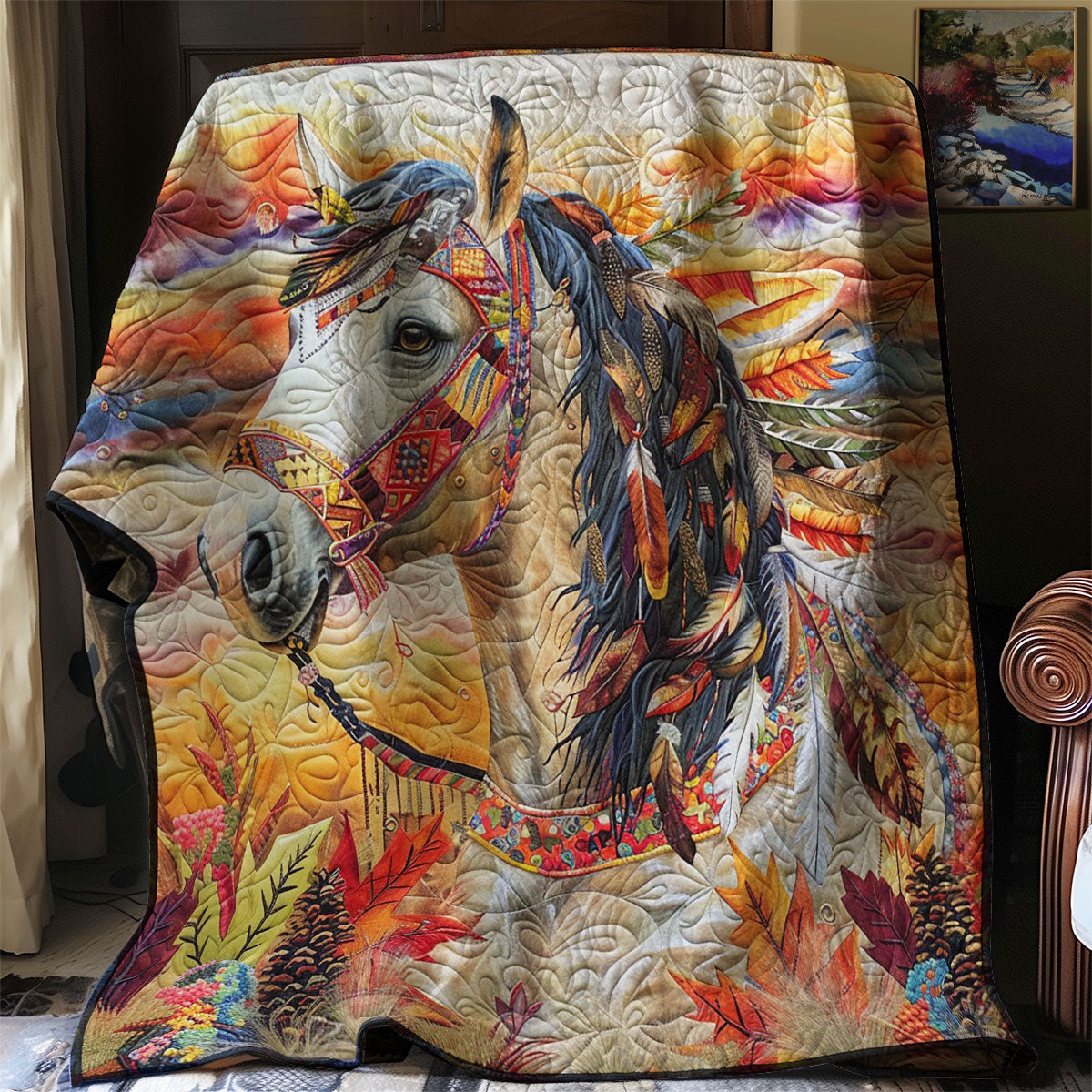 Softly Cloud Horse WM2308083CL Quilt