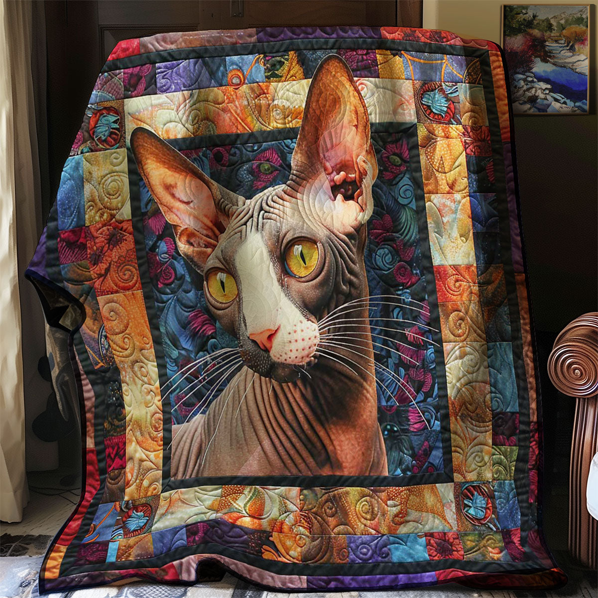Sphynx Cozy Retreat WN0808125CL Quilt