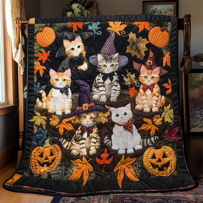 Spooky Cats Masquerade WN2408011CL Quilt