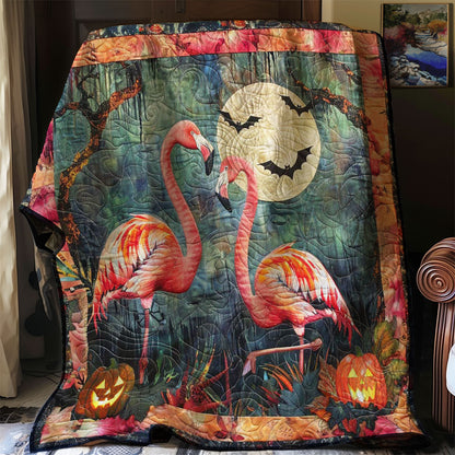 Spooky Flamingo Haven WN0908010CL Quilt