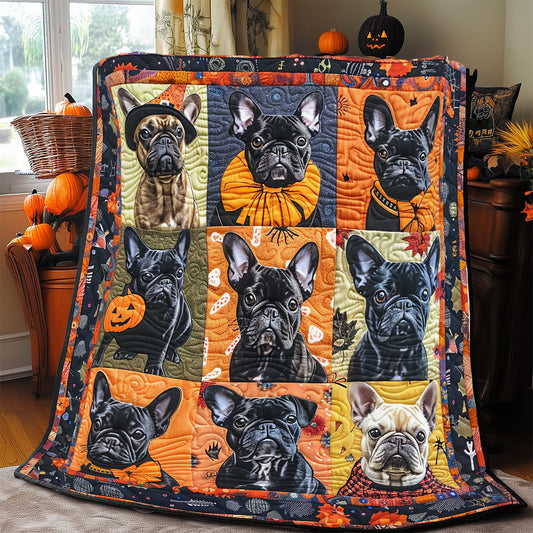 Spooky French Bulldog SR2008058CL Quilt
