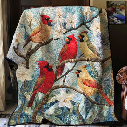 Spring Cardinals WM3107001CL Quilt