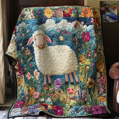 Spring Meadow Sheep WN0708037CL Quilt