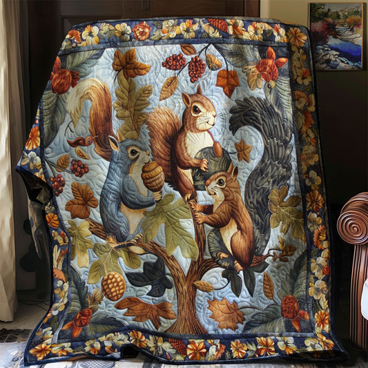 Squirrels And Acorns WM3107001CL Quilt