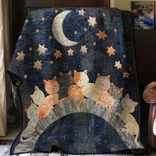 Starry Cartoon Cat WM2808051CL Quilt