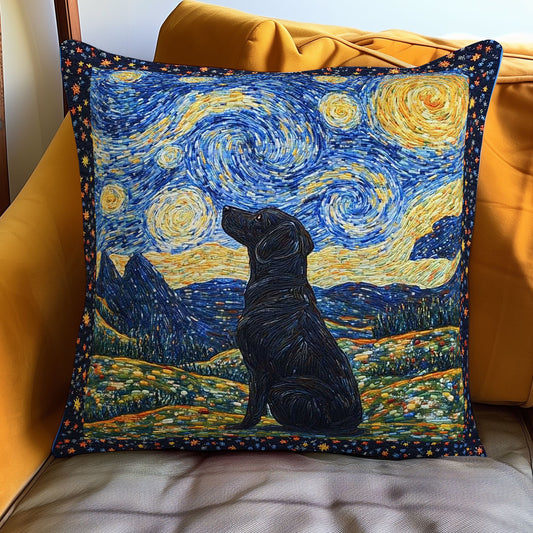 Starry Sky And Dog WN0208094CL Quilt Pillow Case