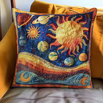 Stellar Sun & Asteroids WN1604060CL Quilt Pillow Case