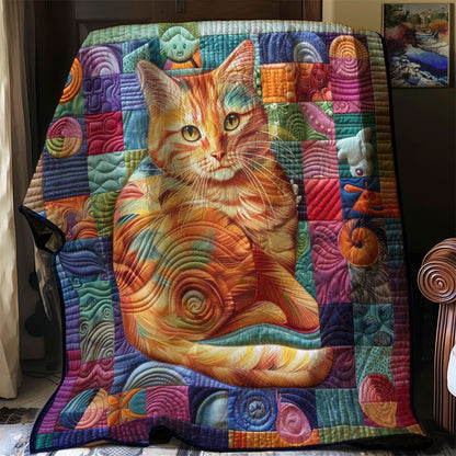 Stitched Cat Comforter WN0908032CL Quilt