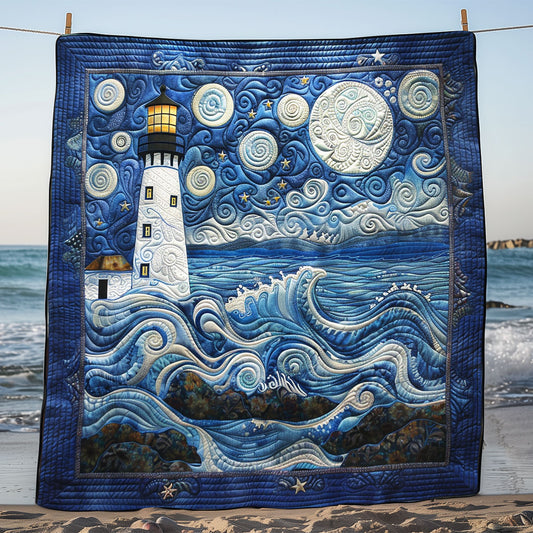 Stormy Lighthouse 1608045CL Quilt