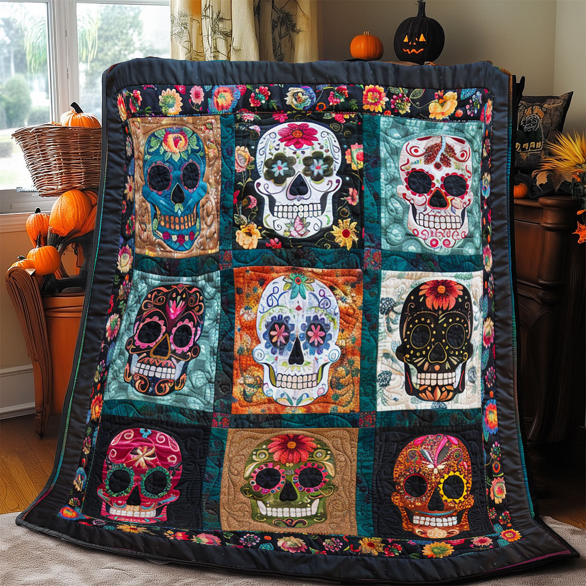 Sugar Skull Magic SR0908045CL Quilt