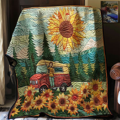 Sunflower Roadtrip WN1008029CL Quilt