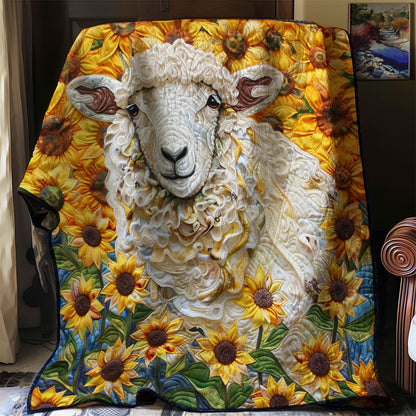 Sunflowers Sheep WM2308069CL Quilt