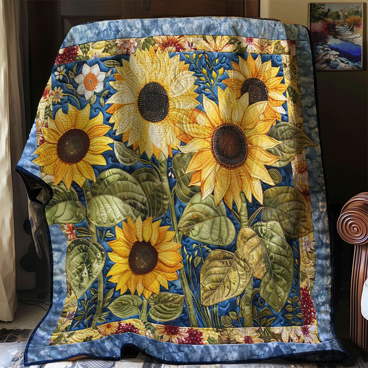 Sunflowers WN3007041CL Quilt