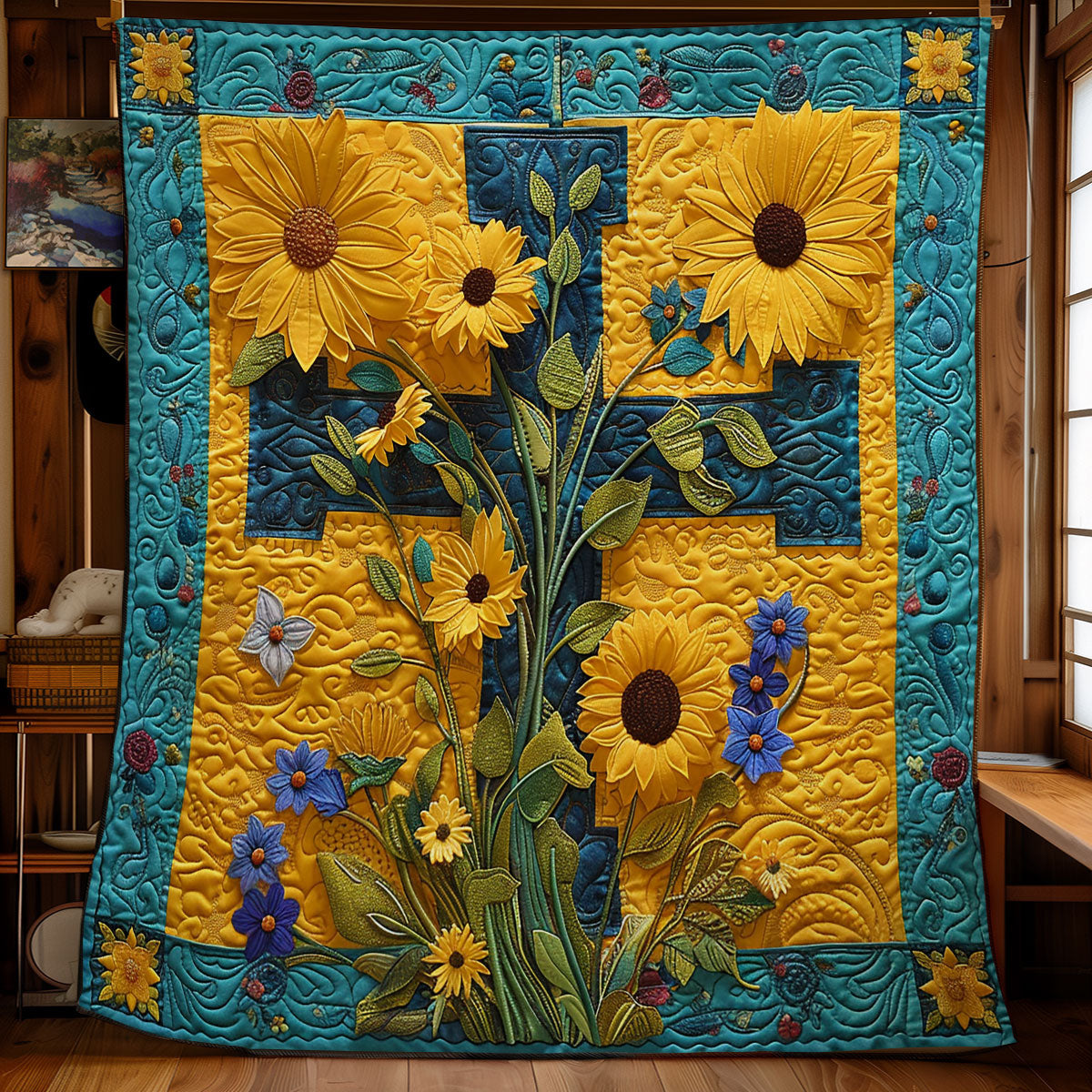 Sunlit Cross SR1508003CL Quilt