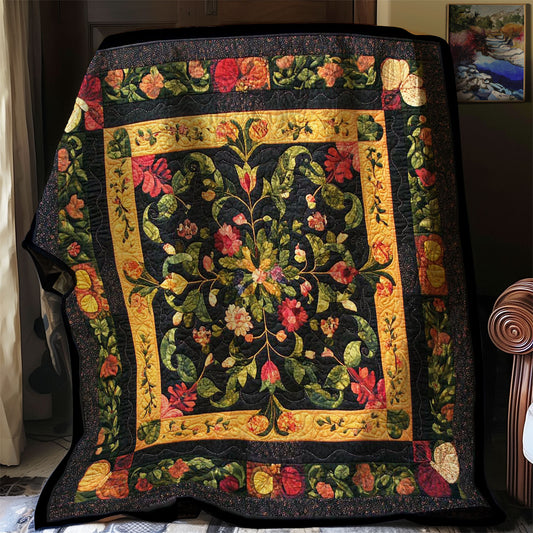 Symmetrical Flowers WN0308019CL Quilt