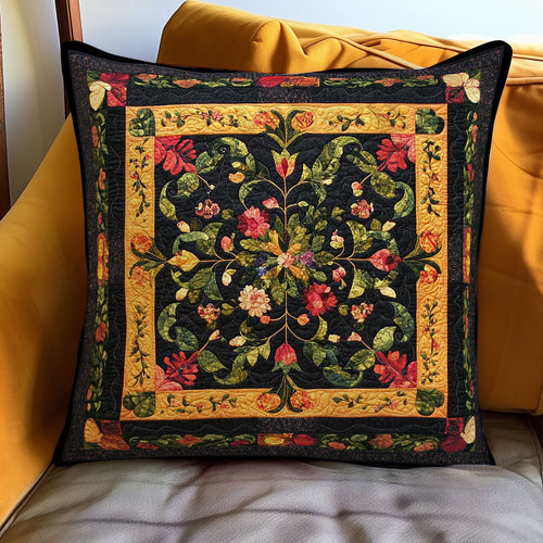 Symmetrical Flowers WN0308058CL Quilt Pillow Case