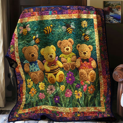 Teddy Bear Family WM0508001CL Quilt