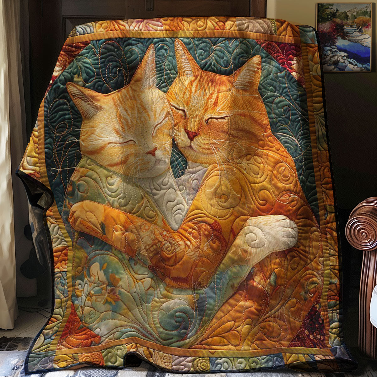 Tender Cats WN1508023CL Quilt