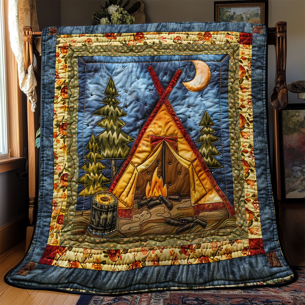 Tent And Fire WN2208076CL Quilt