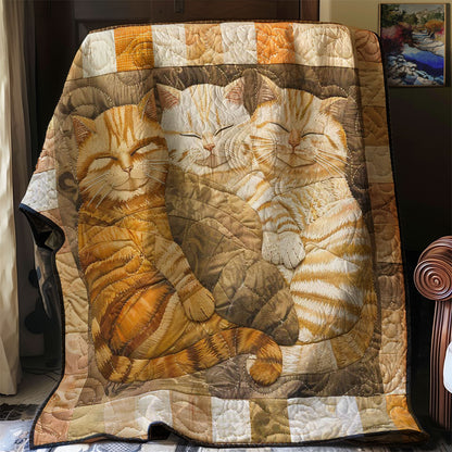 Three Cute Cats WN0908082CL Quilt