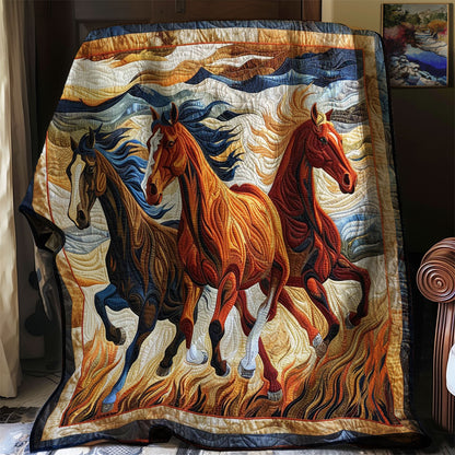 Three Horses WM0909022CL Quilt