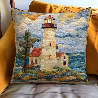 Tranquil Lighthouse WN0108026CL Quilt Pillow Case