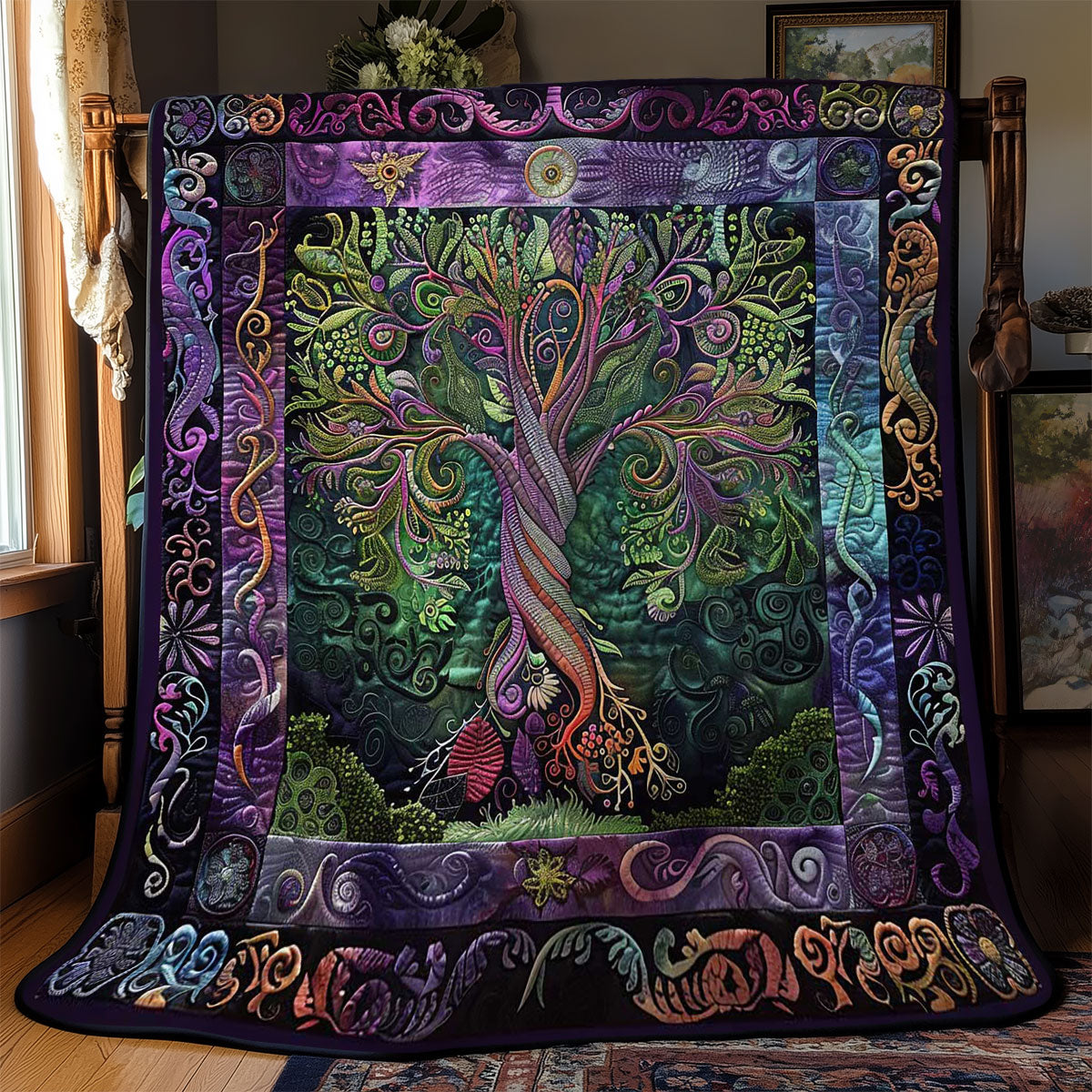 Tree Of Sacred Growth WN2408160CL Quilt