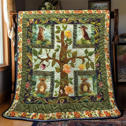 Treehouse Bears WN2208096CL Quilt