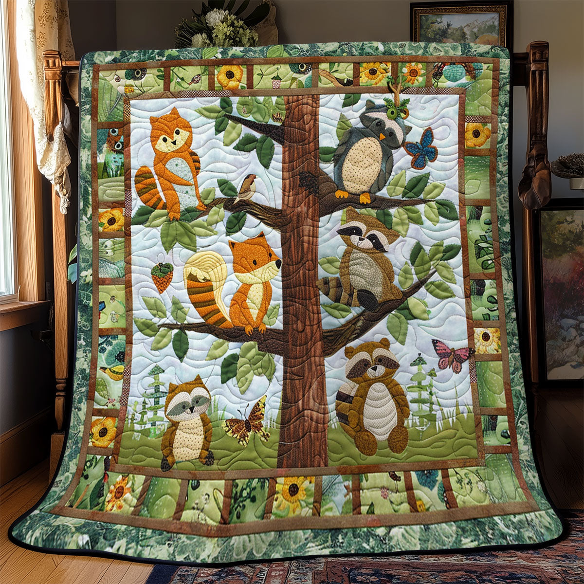 Treehouse Tails WN2208109CL Quilt