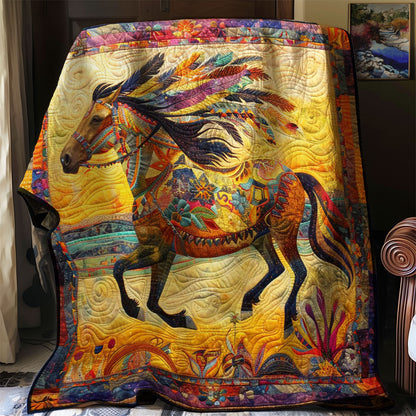 Tribal Horsemen WN3007034CL Quilt