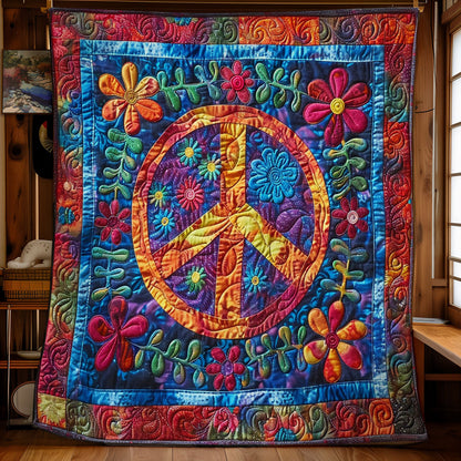 Trippy Hippie Sign SR2308010CL Quilt