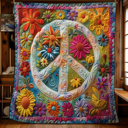 Trippy Hippie Sign SR2308014CL Quilt