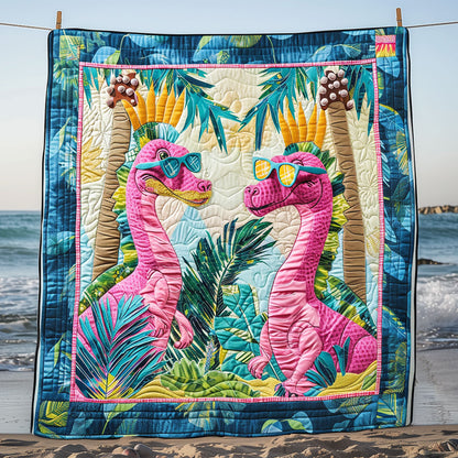 Tropical Dinosaur SR2608046CL Quilt