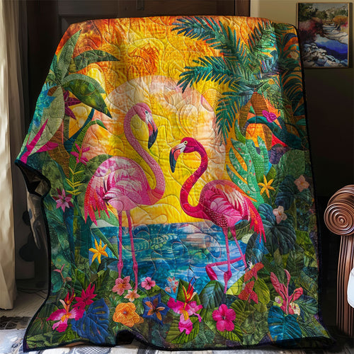 Tropical Flamingo WM1408053CL Quilt